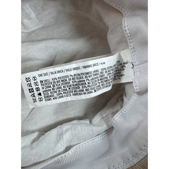 Tan Corduroy Floral Bucket Hat Girls One Size - Picture 6 of 6